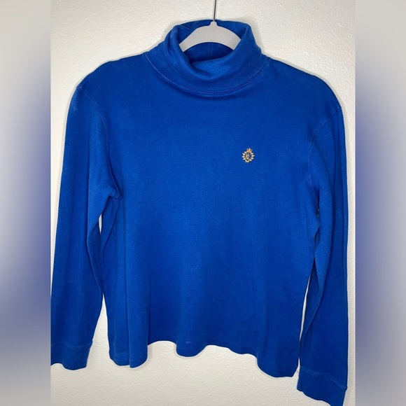 Ralph Lauren Sweaters - Vintage Ralph Lauren Blue Turtleneck Sweater